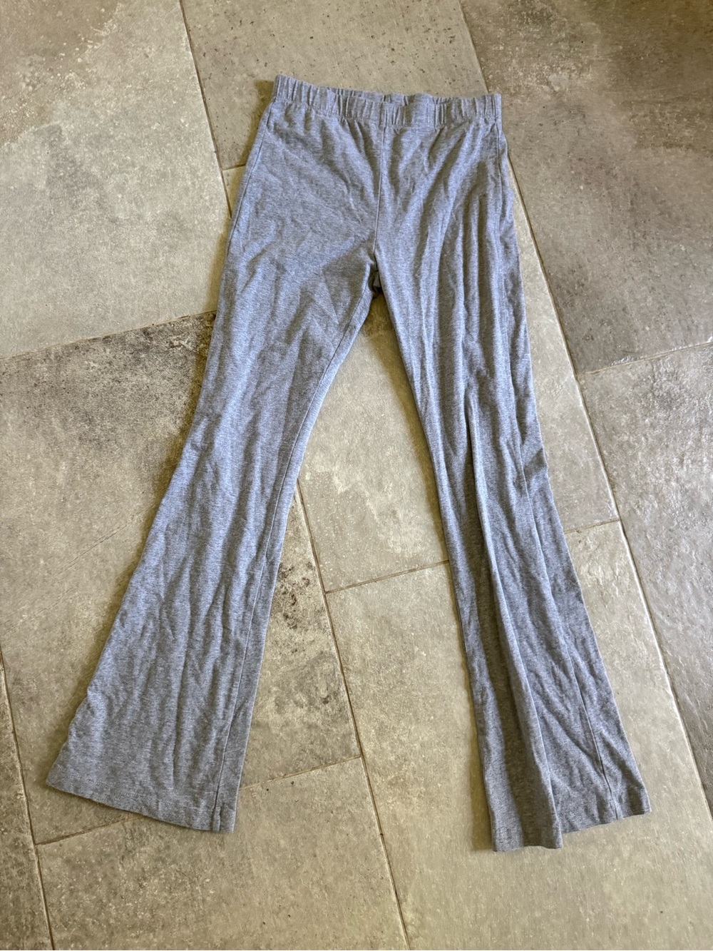 Ambiance Gray Flare Kids Leggings